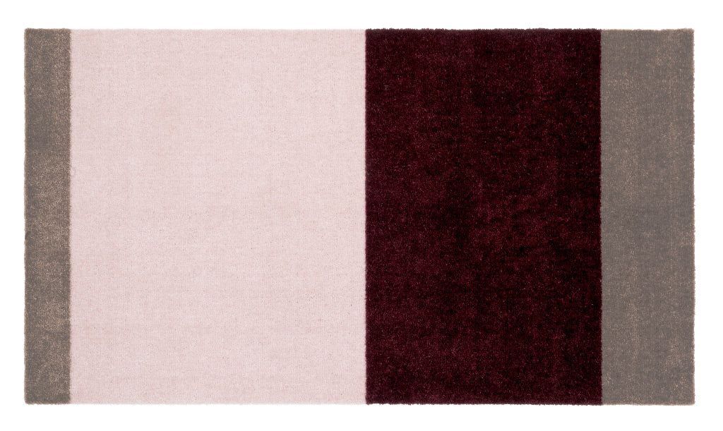 NEW - STRIPES HORIZONTAL - Bordeaux/Rose/Sand