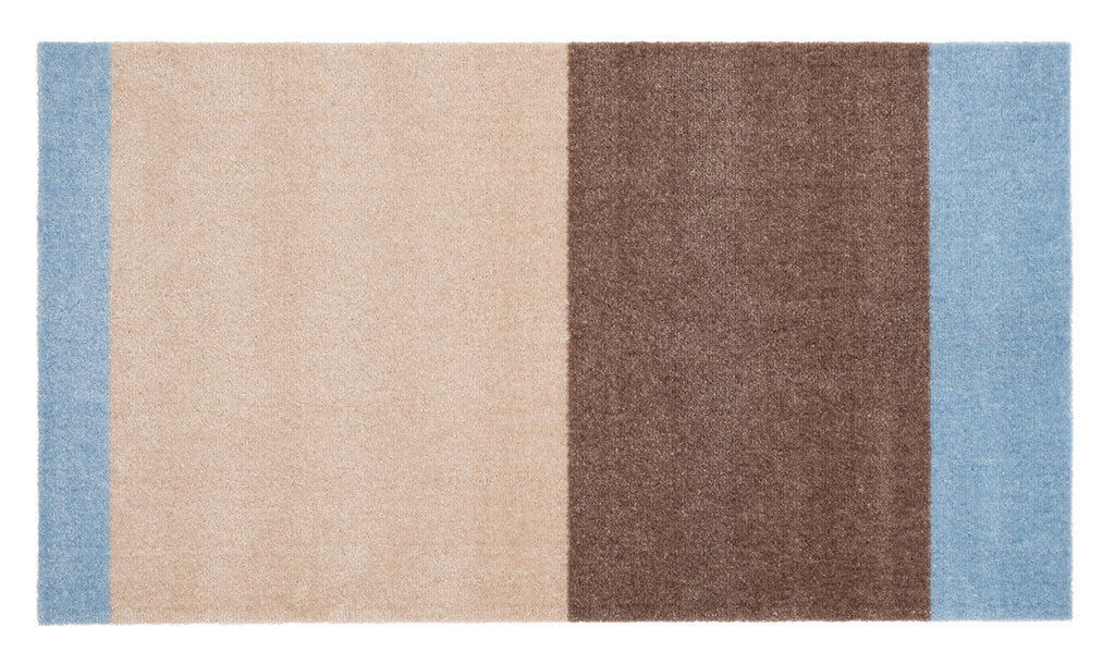 NEW - STRIPES HORIZONTAL - Ivory/Sand/BlUE