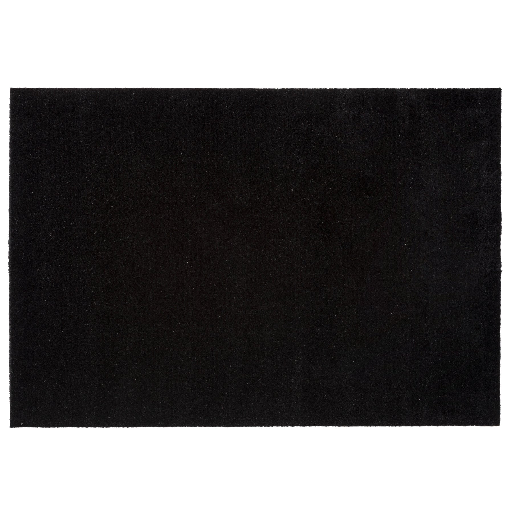 FLOOR MAT 90 x 130 cm - UNI COLOr BLACK