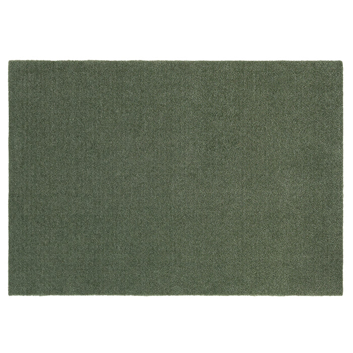 FLOOR MAT 90 X 130 cm - UNI COLOR DUSTY GREEN