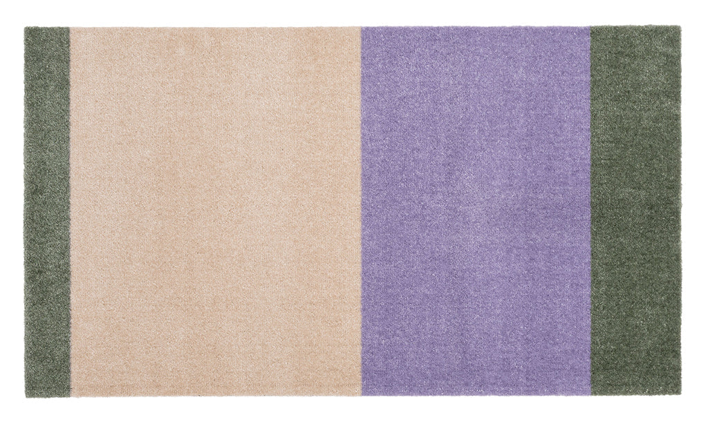 NEW - STRIPES HORIZONTAL - Lilac/Ivory/Green