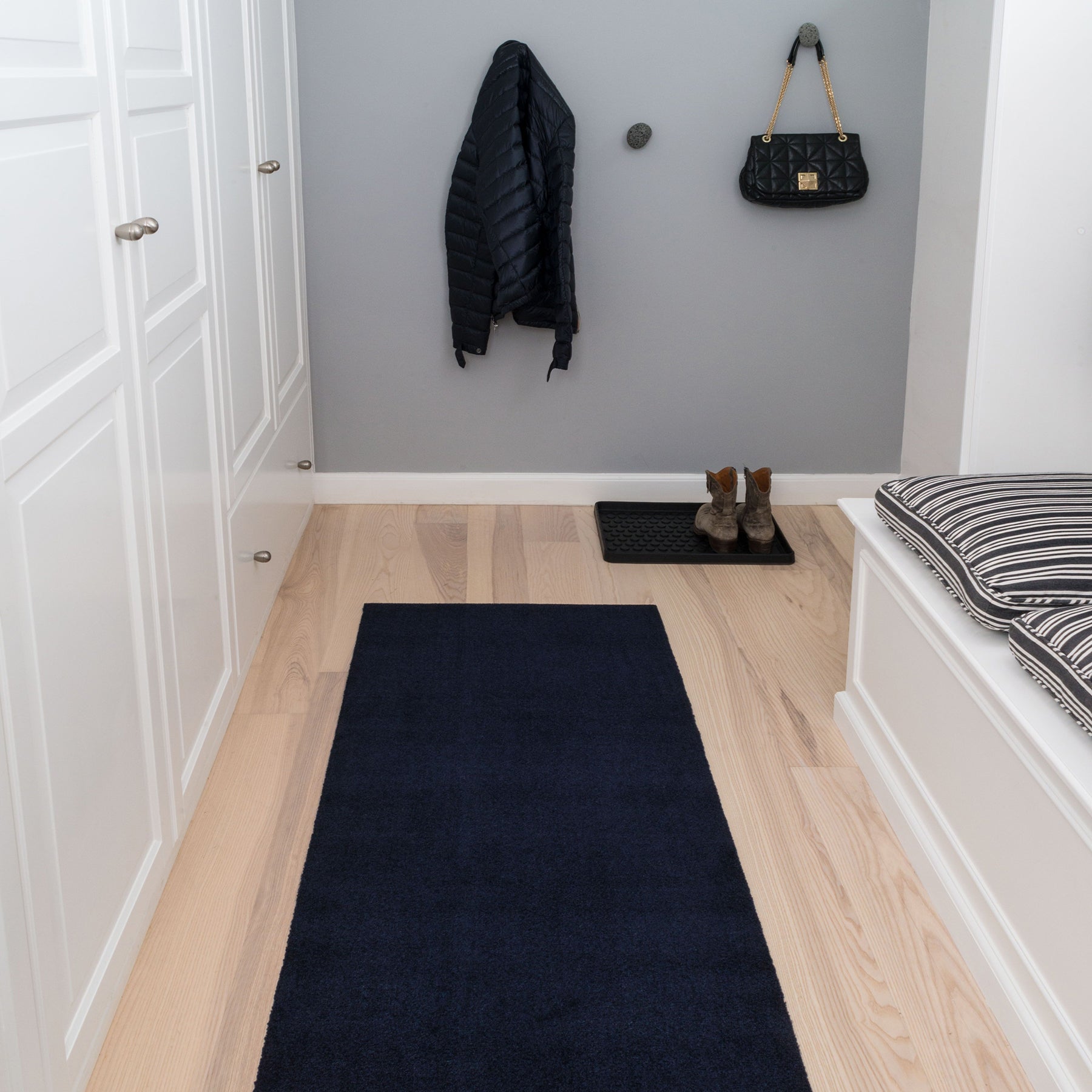 FLOOR MAT 67 x 150 CM - UNI COLOR/BLUE
