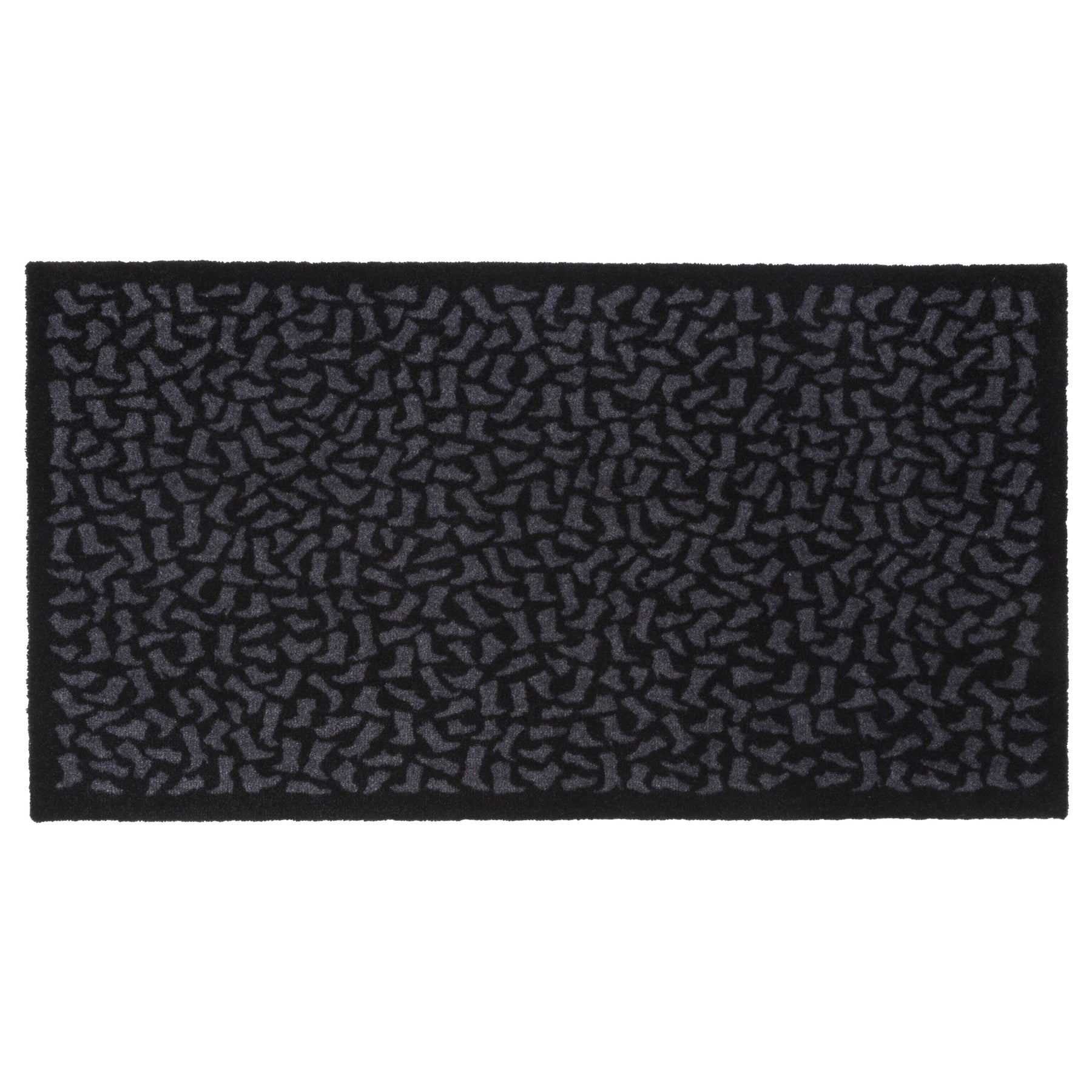 FLOOR MAT 67 x 120 CM - FOOTWEAR/BLACK GREY