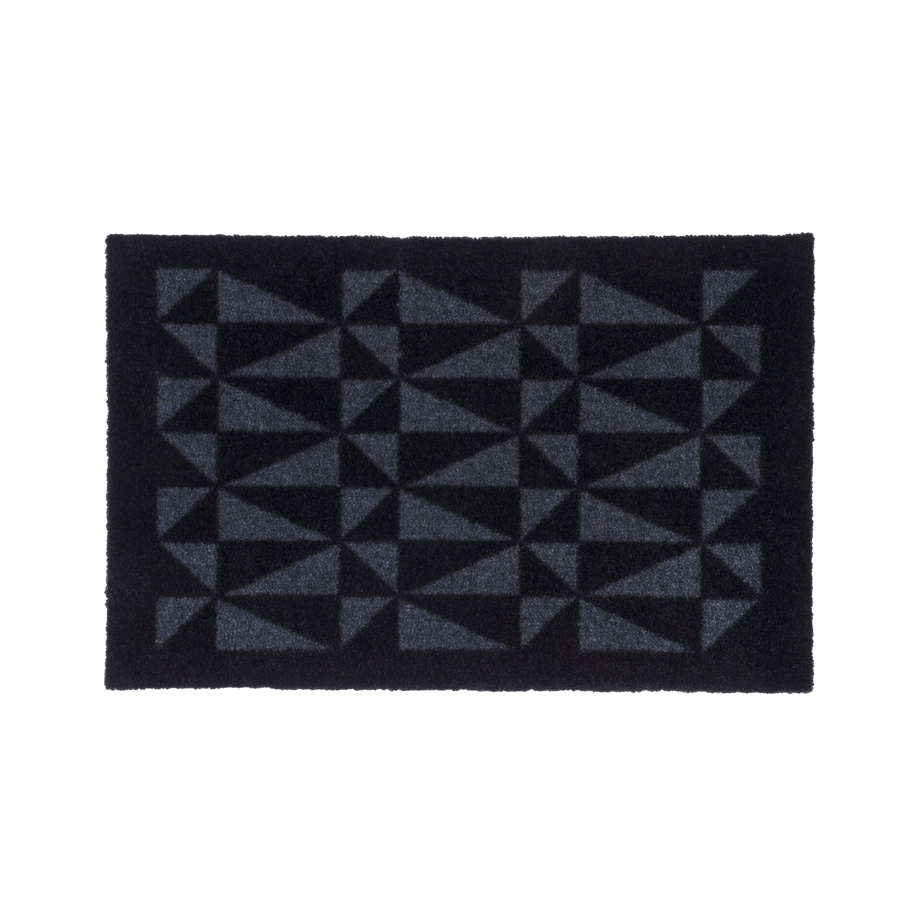 FLOOR MAT 40 x 60 CM - GRAPHIC/BLACK GREY