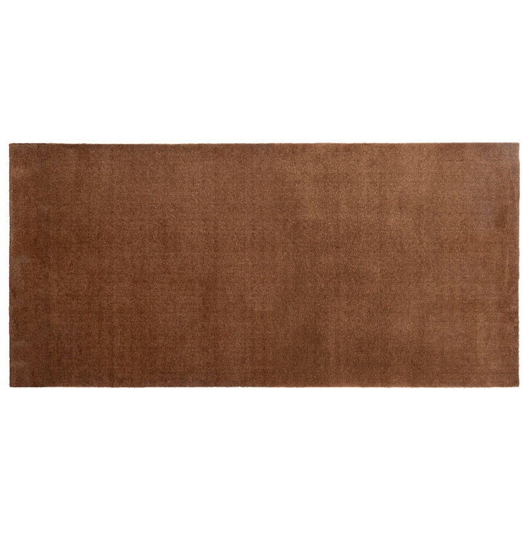 FLOOR MAT 90 x 200 cm - UNI COLOR COGNAC