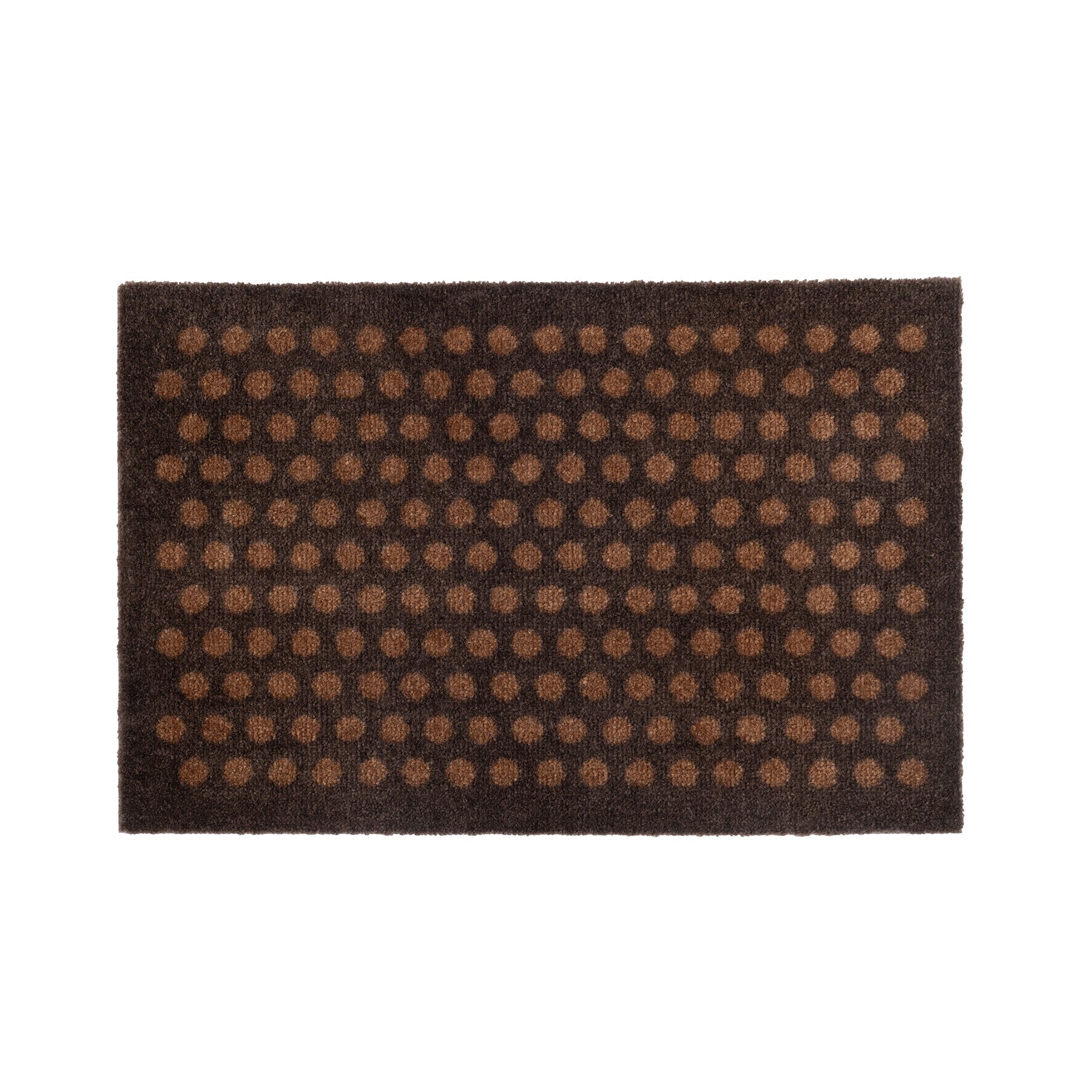NEW FLOOR MAT 40 X 60 CM - DOT COGNAC/DARK BROWN