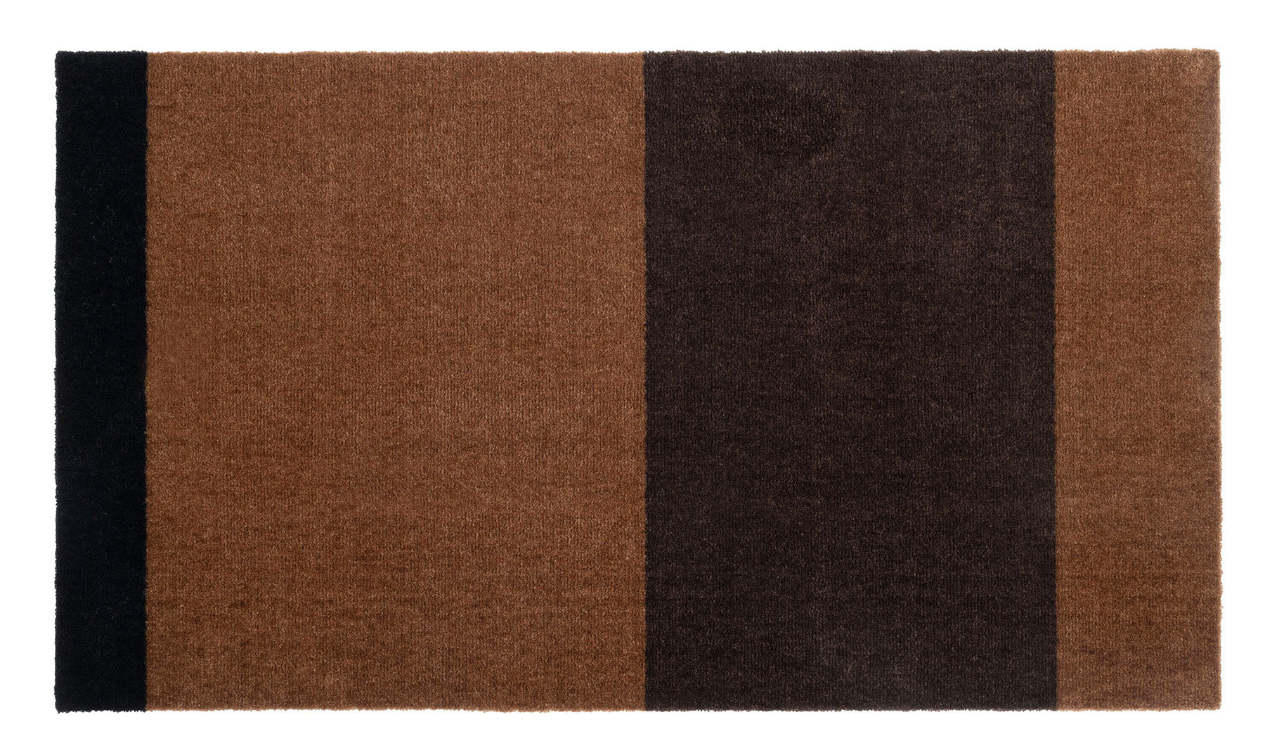 NEW - STRIPES HORIZONTAL - COGNAC/DARK BROWN/BLACK
